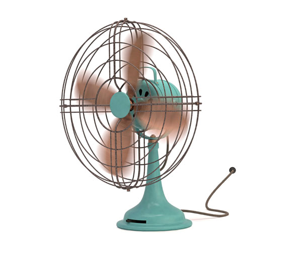 By placing a fan in the bedroom, you may find that you're more comfortable without needing to adjust the thermostat.