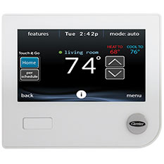 A programmable thermostat will allow you to be comfortable both during the day and at night.
